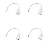 Artículo ideal para conectar dos auriculares a su teléfono móvil, iPad, iPod, reproductor de MP3, etc.