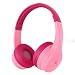 Produktbild Motorola Moto JR300 Bluetooth Kinder Kopfhörer mit Mikrofon  Leichter Over Ear Kopfhörer für Kinder, Lautstärkebegrenzung 85 dB, Audio-Splitter zum Teilen  ideal für Schule, Reisen, Gaming  Rosa