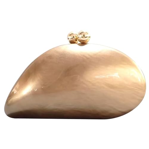 Sac à main en coquillage pour fête et bal de promo chic effet pailleté