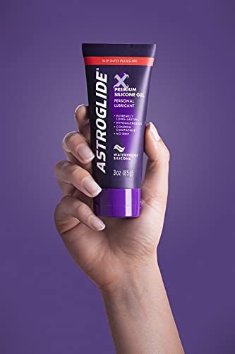 Astroglide X Silicone Based Sex Lube Gel (3 Oz.) | Waterproof & Long-Lasting Personal Lubricant Gel | Condom Safe | Not Made With Parabens Or Glycerin | Intimate Lube For Couples, Men And Women #TOP3