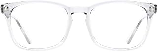 TIJN Blue Light Blocking Glasses Square Nerd Eyeglasses Frame Anti Blue Ray Computer