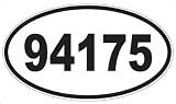 US Decal, Inc. Number 94175 Oval Sticker