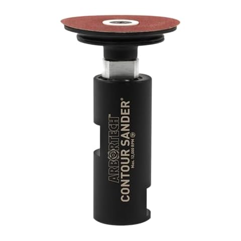 ARBORTECH Contour Sander | Ø 50 mm Mini Random Orbit Sander Attachment for Angle Grinder | SAN.FG.200 Cover