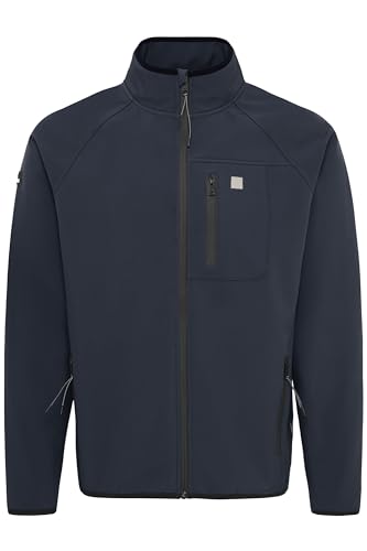 Preisvergleich Produktbild !Solid SDSolane Herren Softshell Jacke Funktionsjacke Übergangsjacke mit Stehkragen Reißverschlusstaschen Regular fit, Größe:L, Farbe:Insignia Blue (194010)