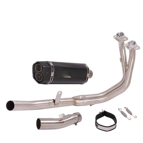 Moto tuyau silencieux d'échappement COLOVE 500X ZF500GY ligne complète acier inoxydable