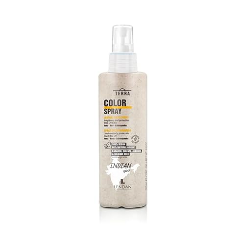 LENDAN - Spray Protector Pelo - Terra Color Spray - 200 ml - para Cabellos Teñidos - Evita la Pérdida del Color - Protector UV y Antipolución - Protege el Cabello - Melena Brillante - Vegano