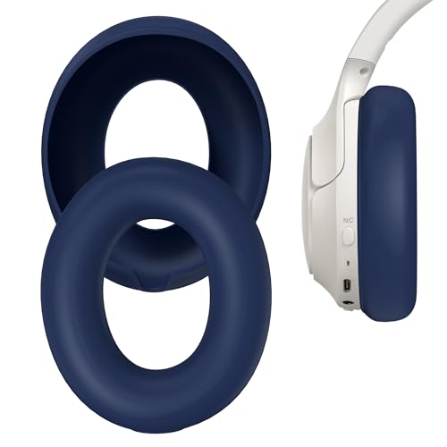 Silicone Case for TOZO HT2 Headphones, Anti-Scratch, Washable Protective Cover for TOZO HT2 Headphones EarPads, for Fitness Office Travel - Blue