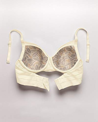 Leonisa Full Coverage Underwire Support Bra For Women With Luxury Lace Beige #TOP3