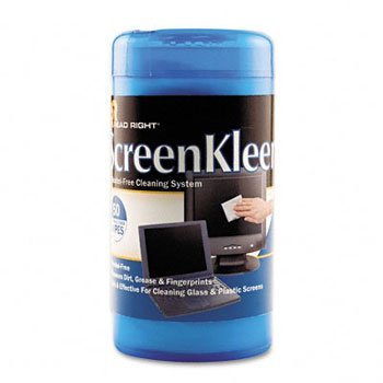 Read Right Alcohol-Free ScreenKleen Wipes WIPES,SCRN,CLEANING,50TUB (Pack of10)