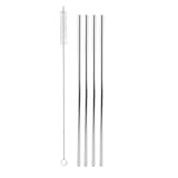 Paille en acier inoxydable : ajoutez du plaisir à n'importe quelle fête, tendance pour les réunions de famille, les cocktails, les barbecues sur la terrasse, les pique-niques et plus !,pipette à boire