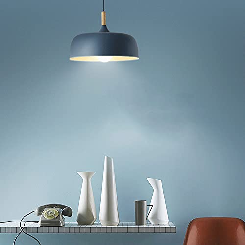 Lustre de metal estilo nórdico, abajur criativo em forma de pote, fonte de luz E27, luz suspensa úni