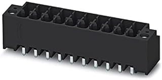 PHOENIX CONTACT DMCV 1,5/19-G1F-3,5-LR P26THR - Placa base de circuito impreso (1,5 mm², sección transversal nominal, 38 puertos, DMCV 1,5/.-G1F-THR, alcance de 3,5 mm, 50 unidades), color negro