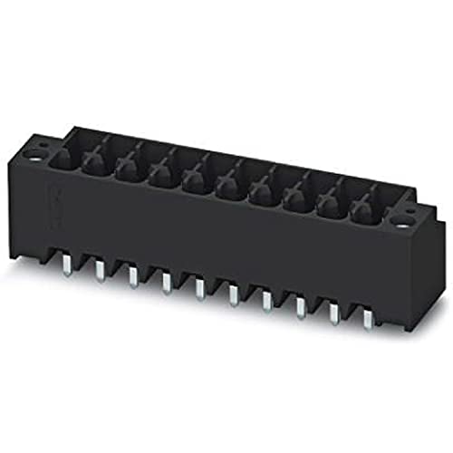 PHOENIX CONTACT DMCV 1,5/20-G1F-3,5-LR P26THR Leiterplattengrundleiste, 1.5 mm² Nennquerschnitt, 40 Anschlüsse, DMCV 1,5/..-G1F-THR Reichweite, 3.5 mm Rastermaß, Schwarz, 50 Stück