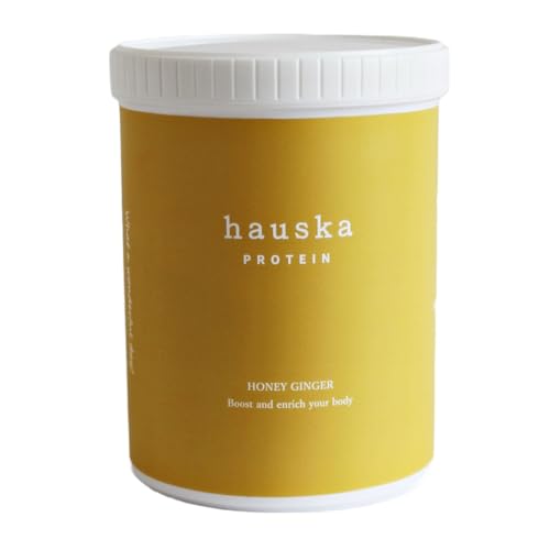 hauska PROTEIN ハウスカプロテイン(ハニージンジャー味)ボトル入 450g 約30食分 女性用 プロテイン 代謝血行サポート 置き換え ダイエット 栄養機能食品(亜鉛)