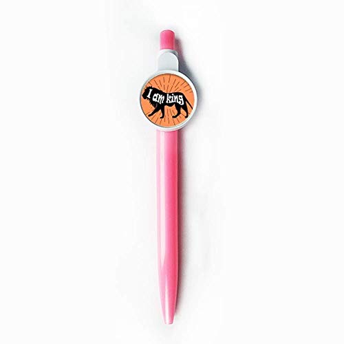 Stylo rétractable bleu lion noir parfait pour vos notes de bureau et réunions