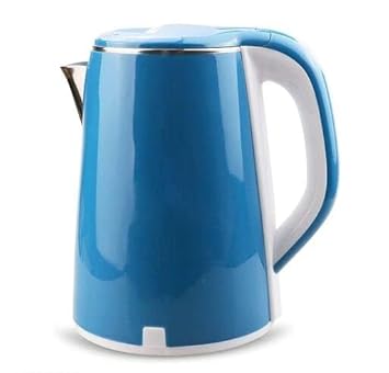 2.5 L Blue Stainless Steel Electric Kettle (Pack Of 1)