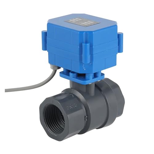 Válvula de drenaje UPVC de 2 vías y DN20 compatible con 12V y 24V 6