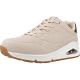 Skechers Uno - Shimmer Away, Zapatillas de Deporte Mujer, Natural, 37 EU