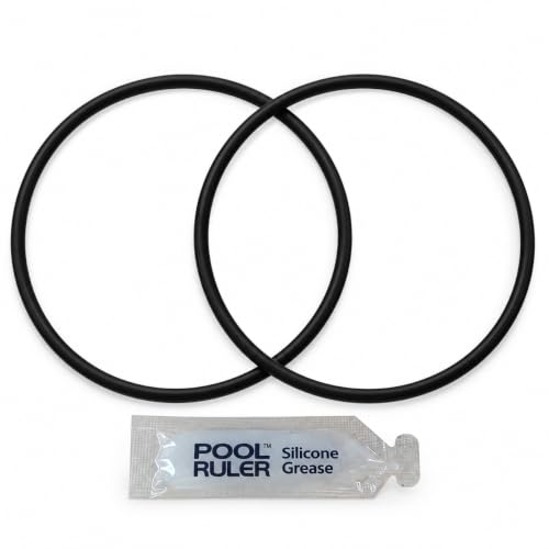 Pool Ruler SPX1500P Replacement O-Ring, 2 Pack + Grease, Compatible with Hayward PowerFlo, PowerFlo LX, PowerFlo VS 300 & TurboFlo Pump Strainer Covers