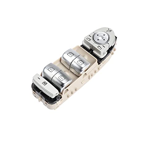 Interrupteur vitre électrique beige pour Mercedes Classe C W205 et GLC W253