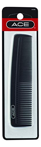 Goody Ace Pocket Hair Comb - 5 Inch, Black - Pack Of 6 - Great For All Hair Types - Fine Comb Teeth For Thin To Medium Hair - Durable For Every Day And Professional Use #TOP1