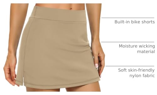 Image of LouKeith Tennis Skirts for Women Golf Athletic Activewear Skorts Mini Summer Workout Running Shorts with Pockets