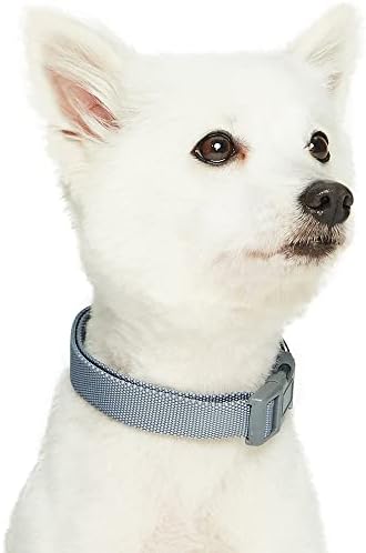 Amazon Brand - Umi Classic Solid Color Dog Collar in Pink, Small, Neck 30cm-40cm, Adjustable Collars for Dogs