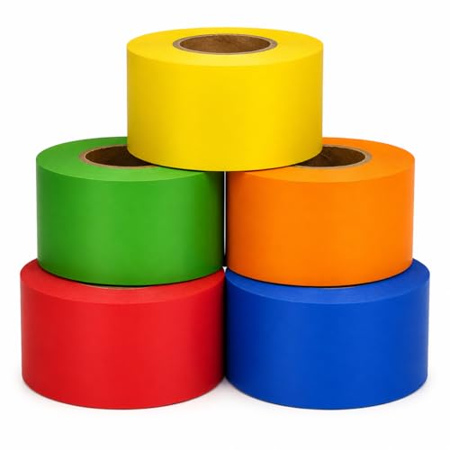 ChromaLabel 1 Inch Assorted Masking Tape 500 Inch Roll