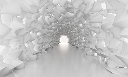 Fototapete Kristalltunnel Eishöhle weiß Premium Vlies 200g/m², B x H:ca. 450 x 270 cm Cover