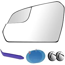 EAP Driver Side Mirror Glass Compatible With Hyundai Sonata 2015-2019 Does Not Fit Sonata Hybrid, Heated, 87611C2000