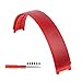 Replacement Top Headband Pad Cushions Repair Parts for Beats Studio 2.0 Wired / Wireless Over Ear Headphone (Red)