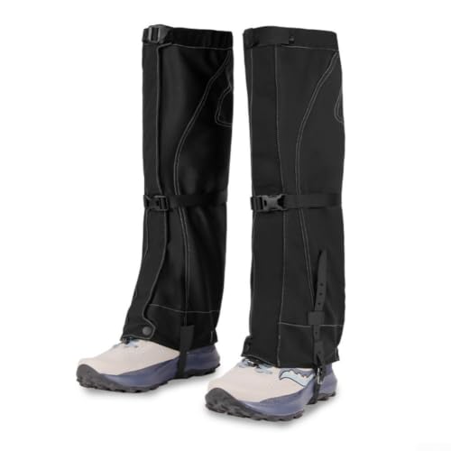 Warm Fleece Hiking Gaiters 56cm Windproof Snow