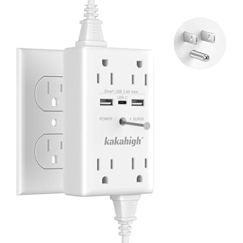 Kakahigh 11-in-1 Wall Outlet Extender Cover