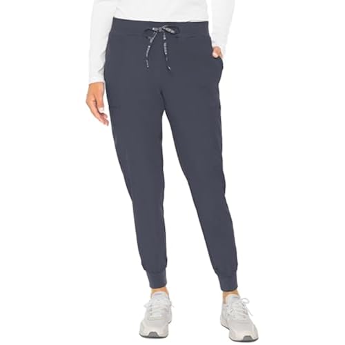 Med Couture Peaches Scrub Jogger Pants for Women with 4 Pockets