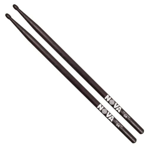 Vic FIrth   Baquetas NOVA   5A   Punta de Madera   color negra