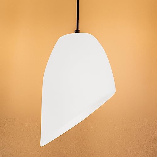 Milisten Abajur de plástico de plástico, 2 peças, abajur de ferradura, cogumelo, abajur de substitui