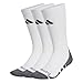 Produktbild adidas Unisex Performance Grip Climacool Cushioned Crew 3P, White/Dark Grey Heather/Black, 8.5-10