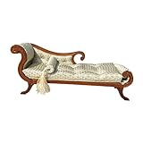 perfk Modelo de sofá en Miniatura, sofá Cama de Madera, Accesorios de Bricolaje, Accesorios de fotografía, minibanco, sillón, Muebles en Miniatura para, MarrÓn
