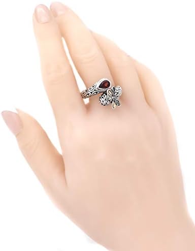 DEVATA 스털링 실버 925 및 18K 골드 보석 반지 — 사진 3