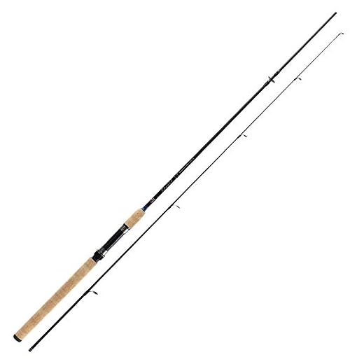 Abu Garcia Devil Spinning - Klassieke lichtgewicht carbon spinhengel met kurken handvat voor vissen op zoet- en zoutwater
