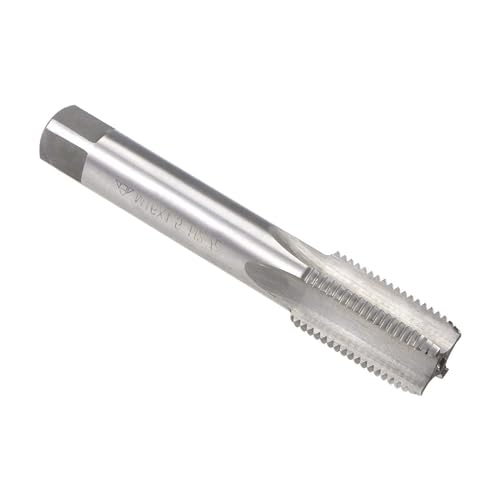 Image of MACHSWON Metric Taps M16 x 1.5mm, for Threading Machine and Electric Drills, H2 High Speed Steel Ti-Coated, Right Hand Thread Plug Tap Threading Tapping Tool, 1pcs