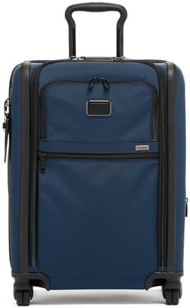 Alpha Large Dual Access Expandable 4-Wheeled Carry-On Luggage - Zipper Expansion - Durable and Lightweight Travel Suitcase - TSA Lock Tracer