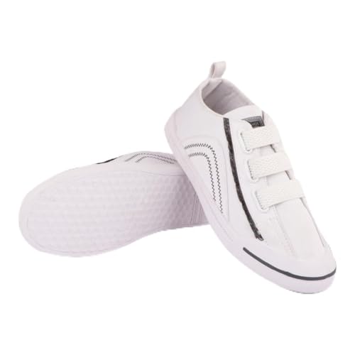 Image of Men's Black Canvas Sneakers - Stylish Casual Shoes with Non Tie Elastic Laces | 7mm Memory Foam & EVA Insole | Lightweight & Comfortable Everyday Footwear (Sizes 6-10)