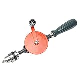 Lithx Hand Crank Drill with Pinions Portable Hand Drill Tool All Steel Casting Drilling Drill for Resin Casting Molds, Jewelry Wood Plastic Making (Size : 1# (1/4''))