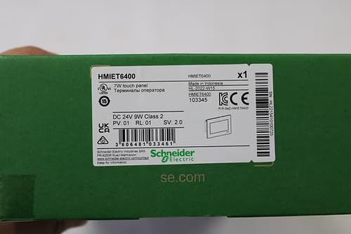 Schneider Electric HMIET6400 Harmony Touch Panel, 7-inch Wide Screen ...