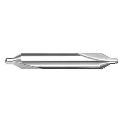 HHIP 5000-2218 60 Degree High Speed Steel Combined Drill and Countersink, 7/32" Drill Diameter, 1/2" Body Diameter, 3" OAL, #6