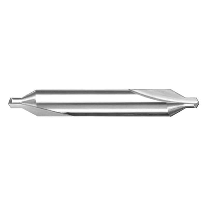 HHIP 5000-2218 60 Degree High Speed Steel Combined Drill and Countersink, 7/32" Drill Diameter, 1/2" Body Diameter, 3" OAL, #6