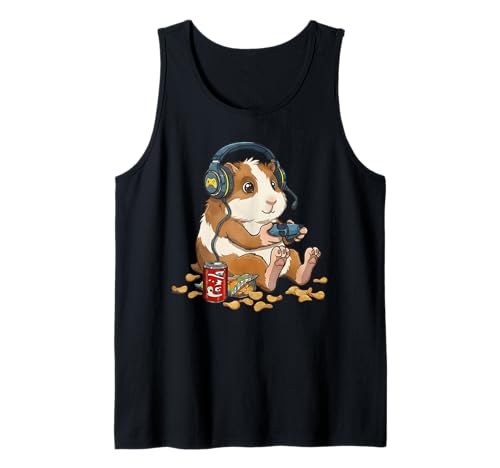 Consola de PC para Videojuegos de Conejillo de Indias Camiseta sin Mangas