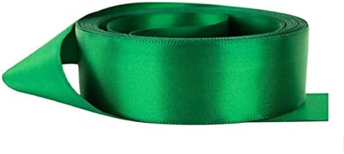 Double Sided Satin Ribbon Size 20mm x 10 Meters, Many Colours, Wedding Favours Decorative Easter Christmas (Yellow)