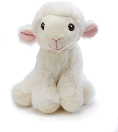 Deluxe Paws Your Planet 6'' Eco Plush Lamb, Made From 100% Recycled Plastic, 443269